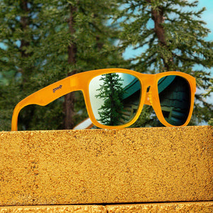 Goodr BFG sunglasses- Gold Digging with Sasquatch