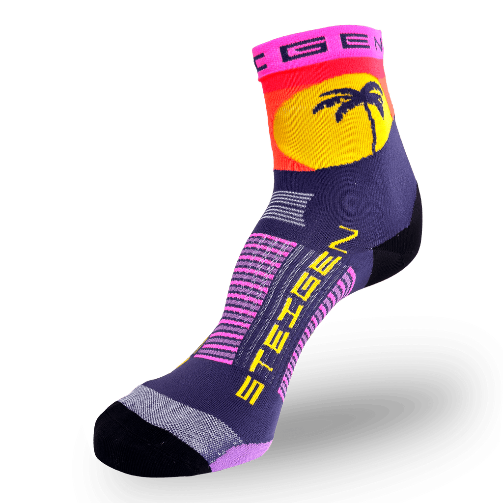 Sunset Running Socks ½ Length