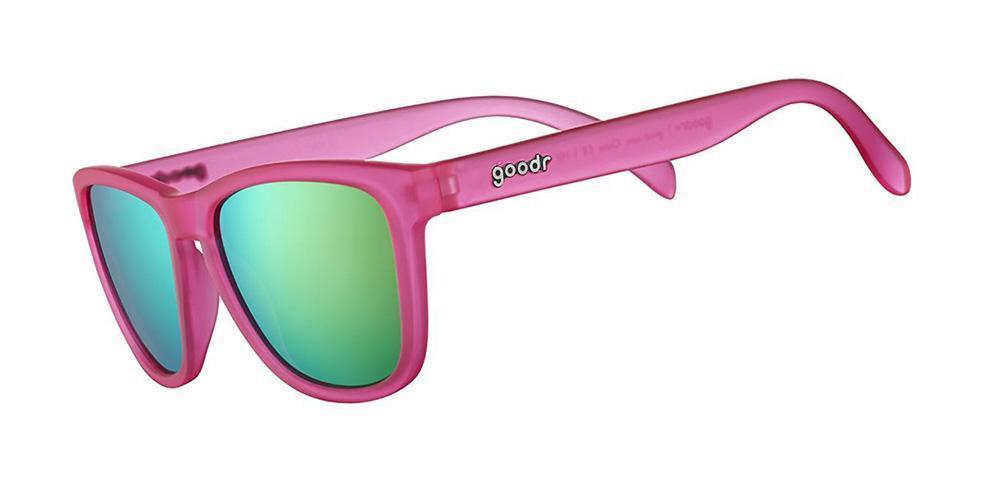 Goodr OG sunglasses- Flamingos on a Booze Cruise