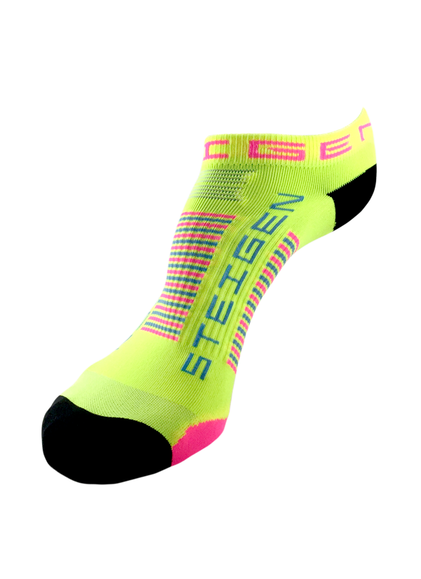 Sherbet Yellow Running Socks Zero Length