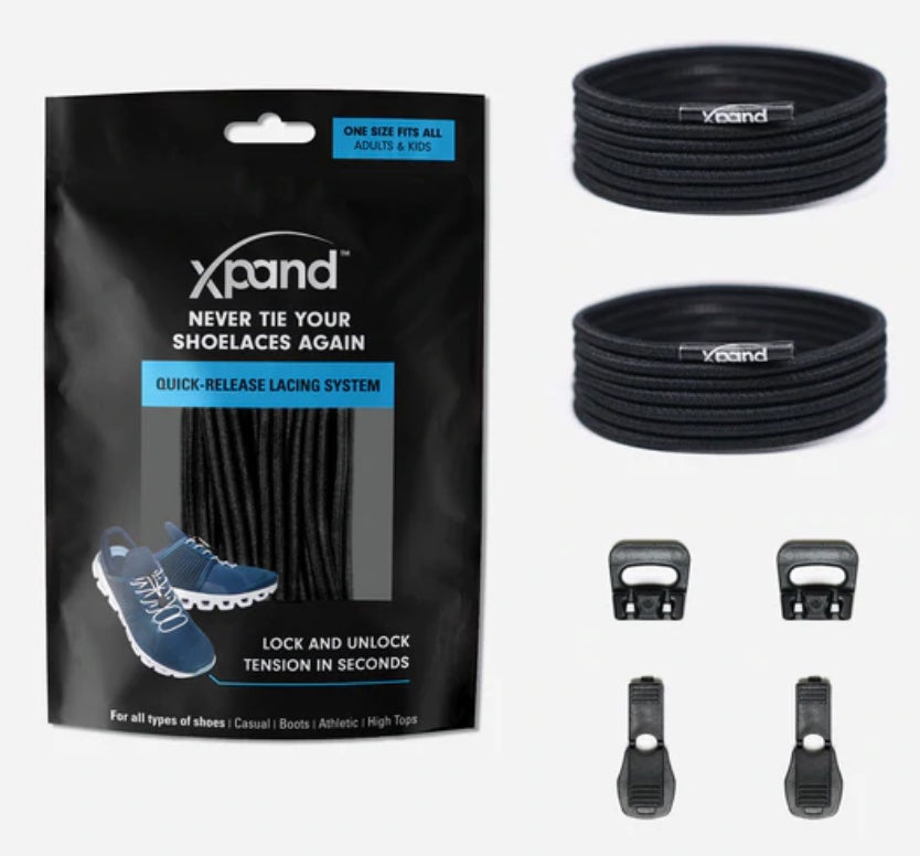 Xpand Laces Quick Release - Solid Black