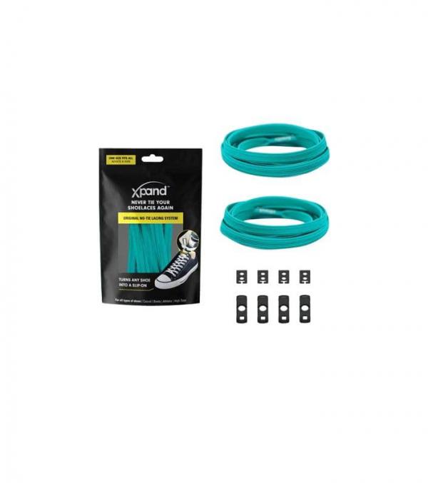 Xpand Laces Original Teal Oxford NZ