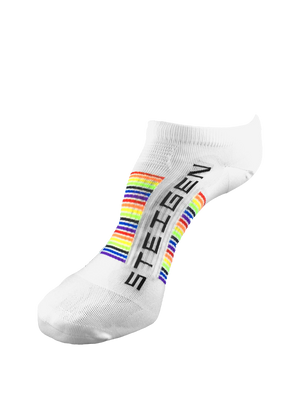 Rainbow Running Socks Zero Length
