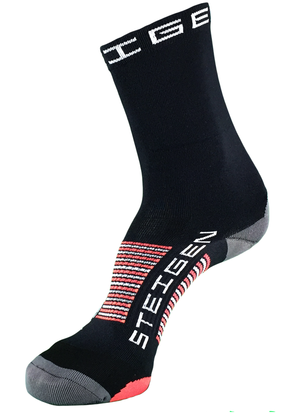 Black Running Socks ¾ Length