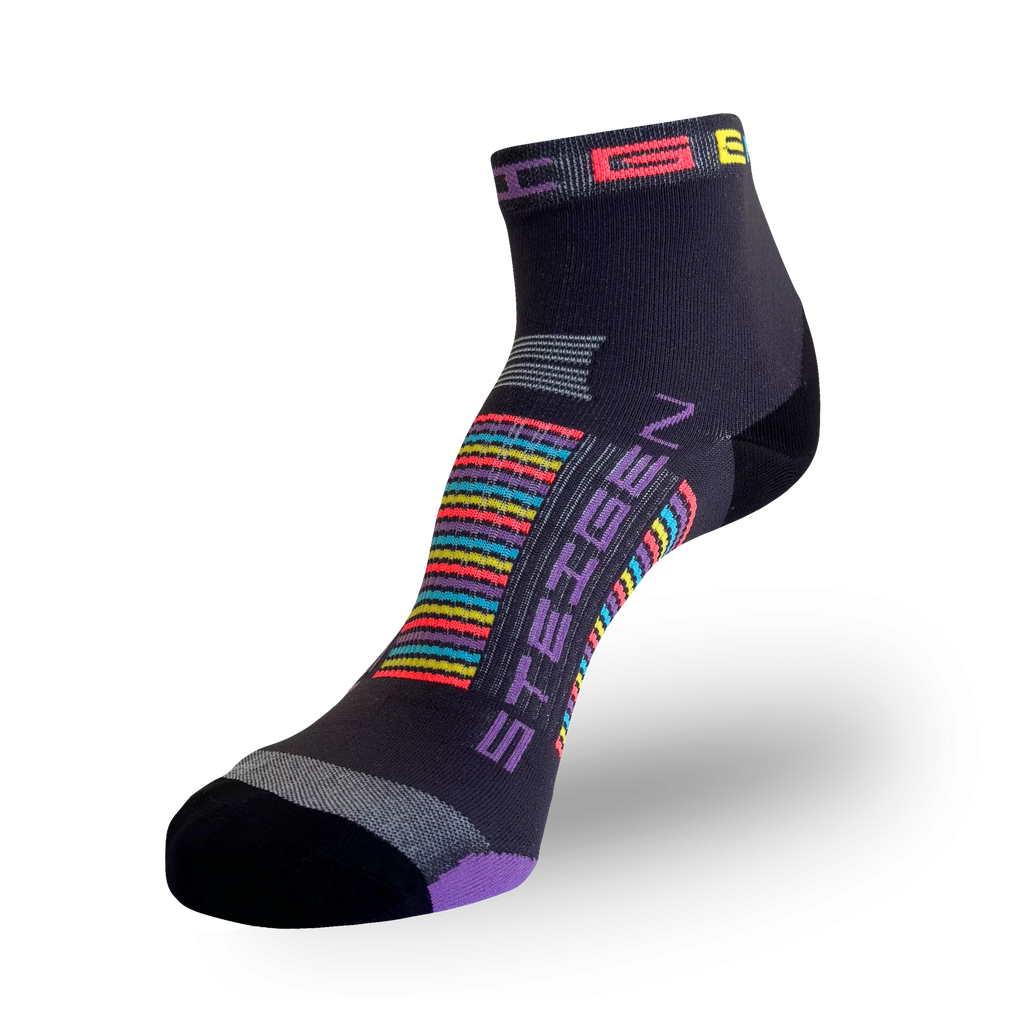 Grey Running Socks ¼ Length