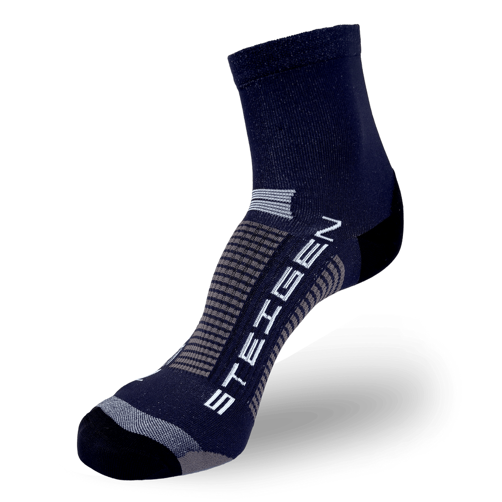 School Navy Running Socks ½ Length
