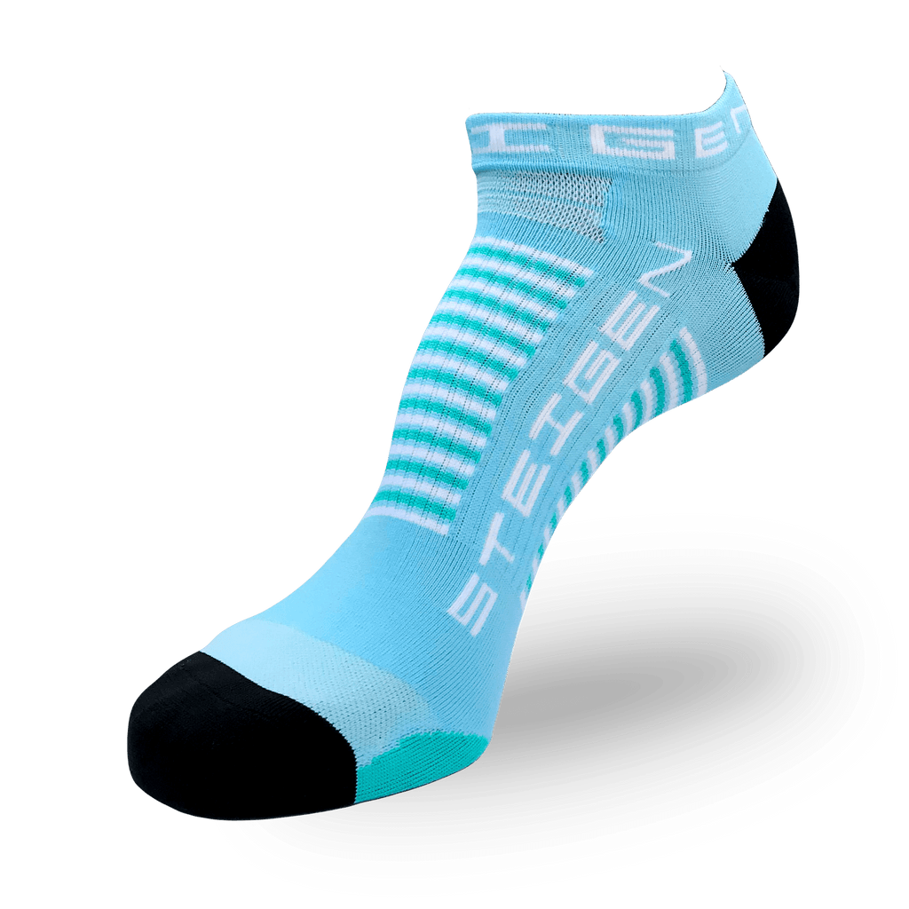 Baby Blue Running Socks Zero Length