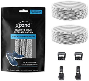 Xpand Laces Quick Release - White