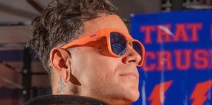 Goodr BFG sunglasses- That Orange Crush Rush