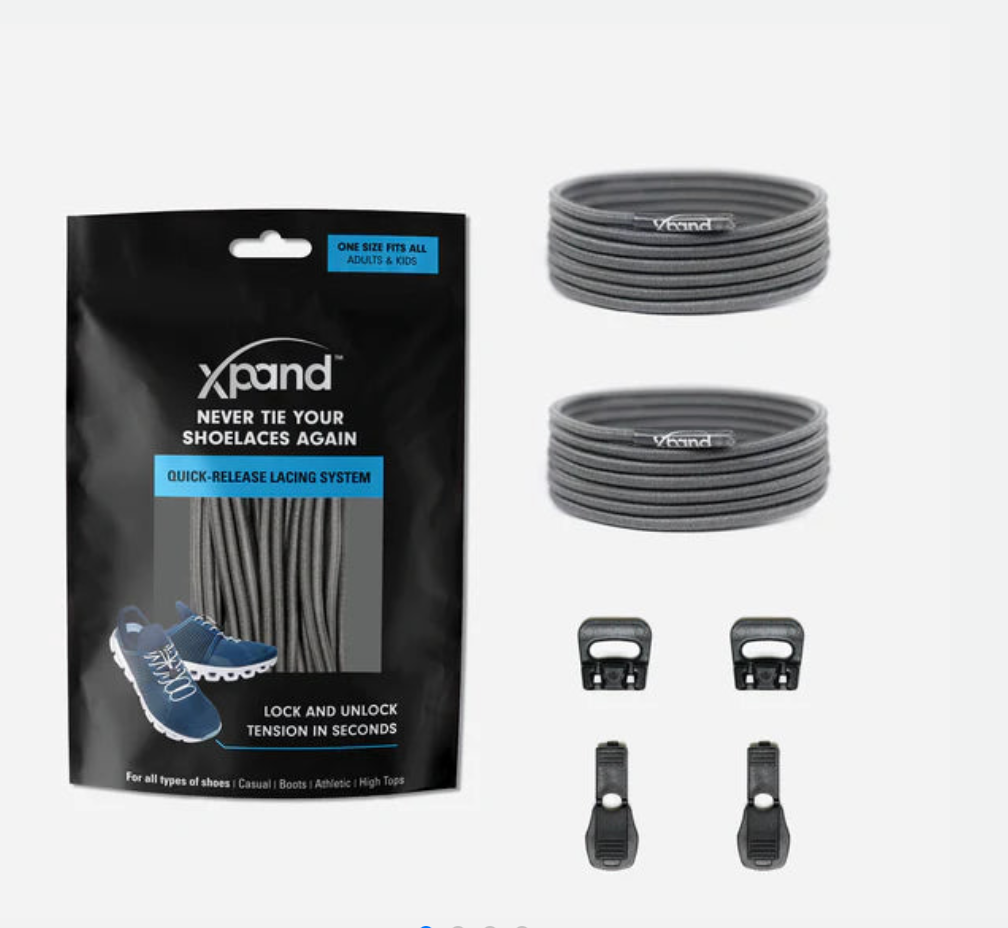 Xpand Laces Quick Release - Solid Grey