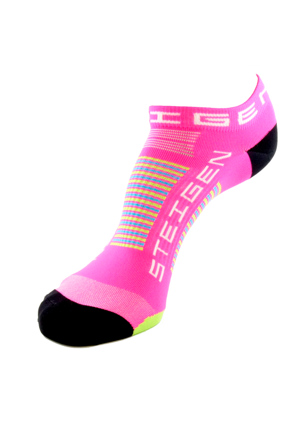 Pink Tutti Frutti Running Socks Zero Length