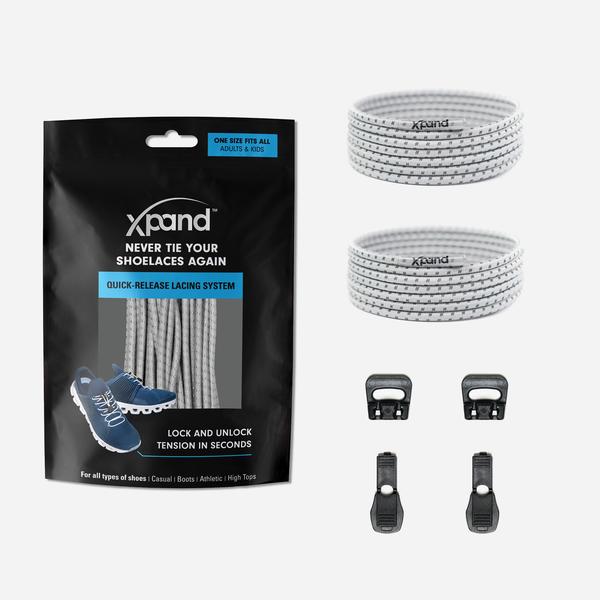 Xpand Laces Quick Release - Steel Reflective