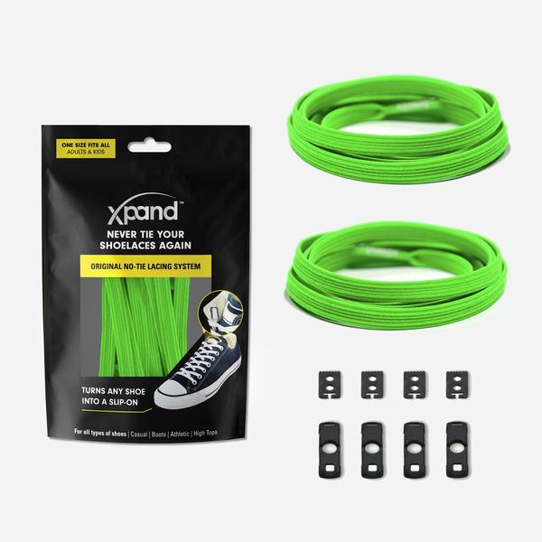 Xpand Laces Original Neon Green Oxford NZ