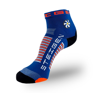 Royal Blue Running Socks ¼ Length