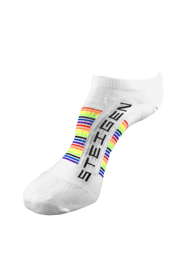 Rainbow Running Socks Zero Length