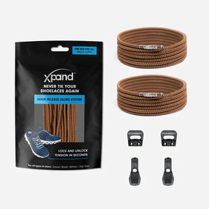 Xpand Laces Quick Release - Brown